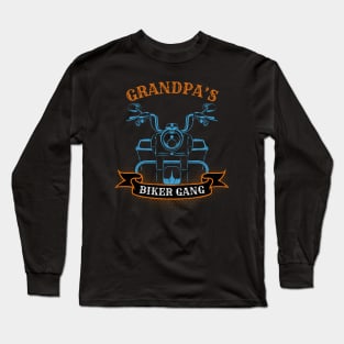 Grandpa's Biker Gang Father's Day Long Sleeve T-Shirt